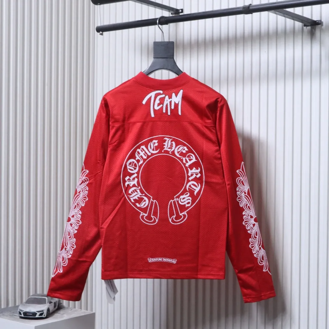 Back CH 25FW Team Sanskrit Mesh Hockey Jersey T-Shirt