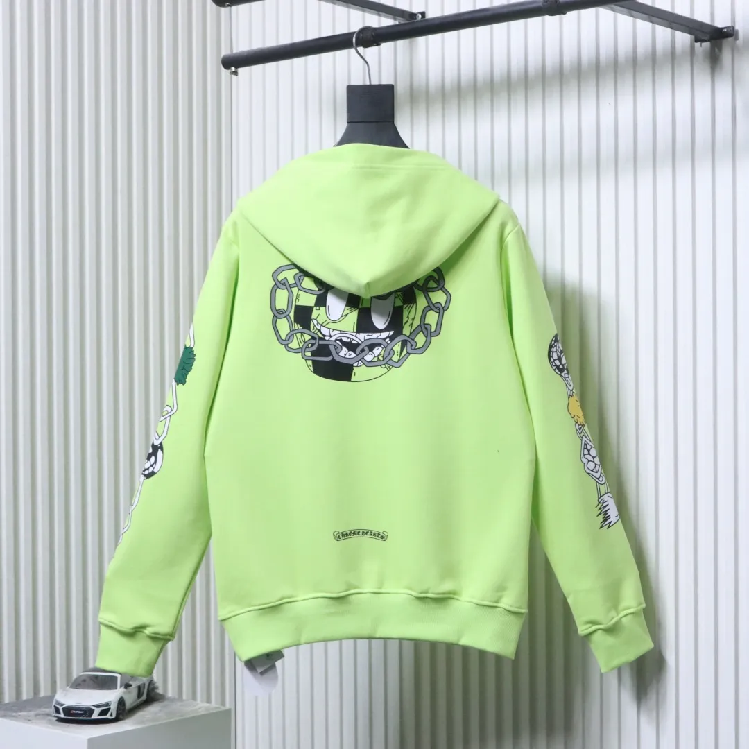 Back CH Chain Graphic Heavyweight Hoodie