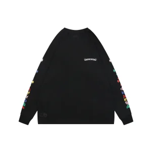 CH Colorful Cross Arrow Print Long-Sleeve T-Shirt