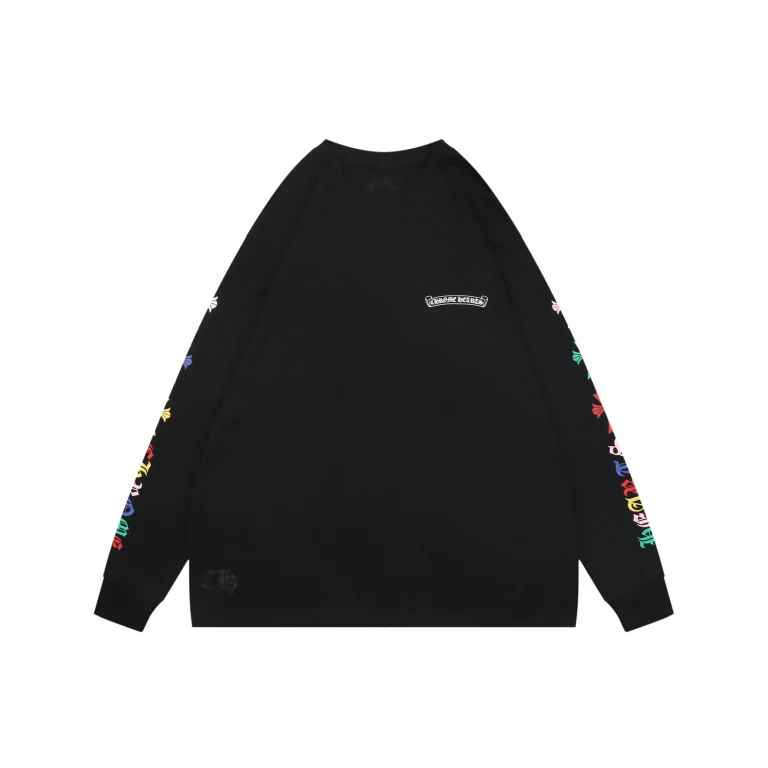 CH Colorful Cross Arrow Print Long-Sleeve T-Shirt