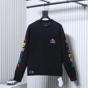 CH Colorful Cross Print Long-Sleeve Shirt