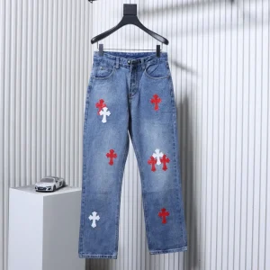 CH Cross Patch Vintage Straight-Leg Jeans