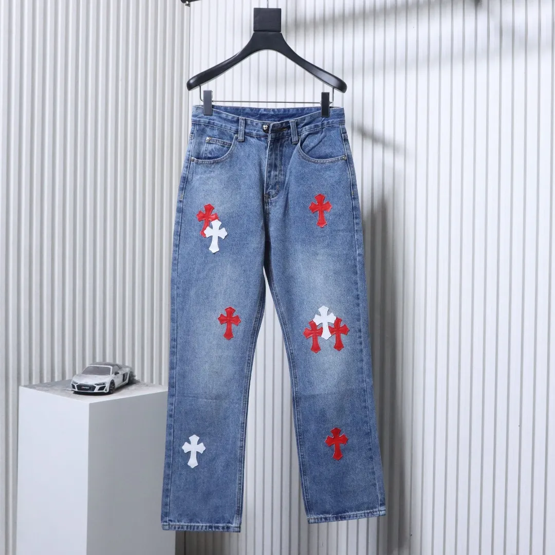 CH Cross Patch Vintage Straight-Leg Jeans