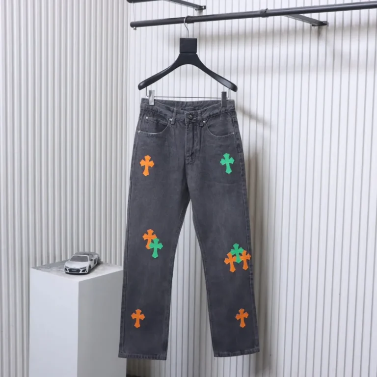 CH Sanskrit Cross Patch Straight-Leg Jeans
