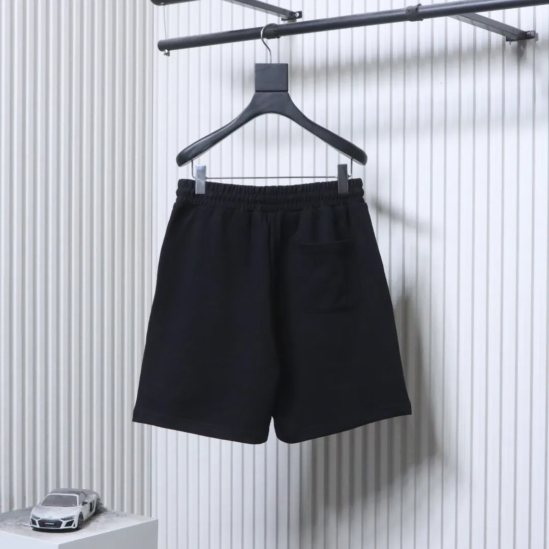 Back CH Sanskrit Letter Print Shorts