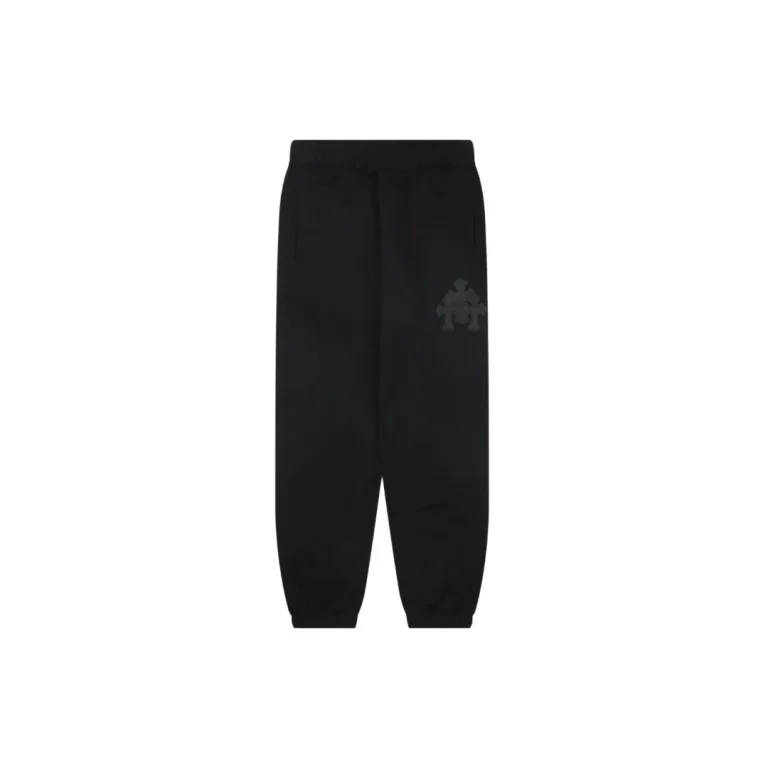 CH Triangle Cross Leather Patch Jogger Pants