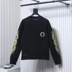 CH Yellow Horseshoe Print Long-Sleeve Shirt