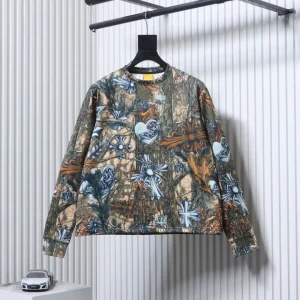 CH x N1k3 NOCTA Camo Cross Print Long-Sleeve Shirt