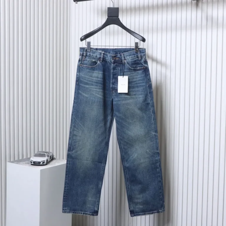 CL 24SS Blue Distressed Japanese Denim Jeans