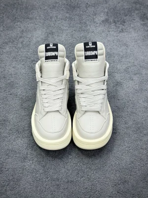Cnvrs x R 0wens DRKSHDW TURBOWPN Mid Oyster White Profile View