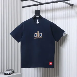 Color-Block Double-Sided Embroidered Logo T-Shirt