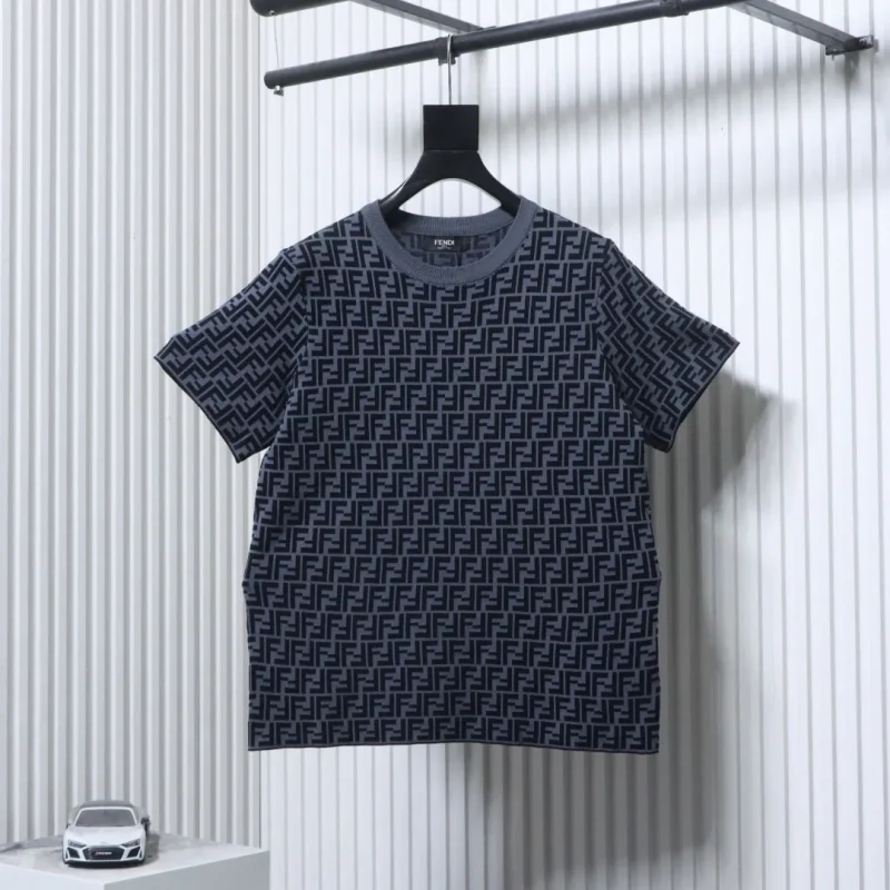 FF All-Over Jacquard Knit T-Shirt