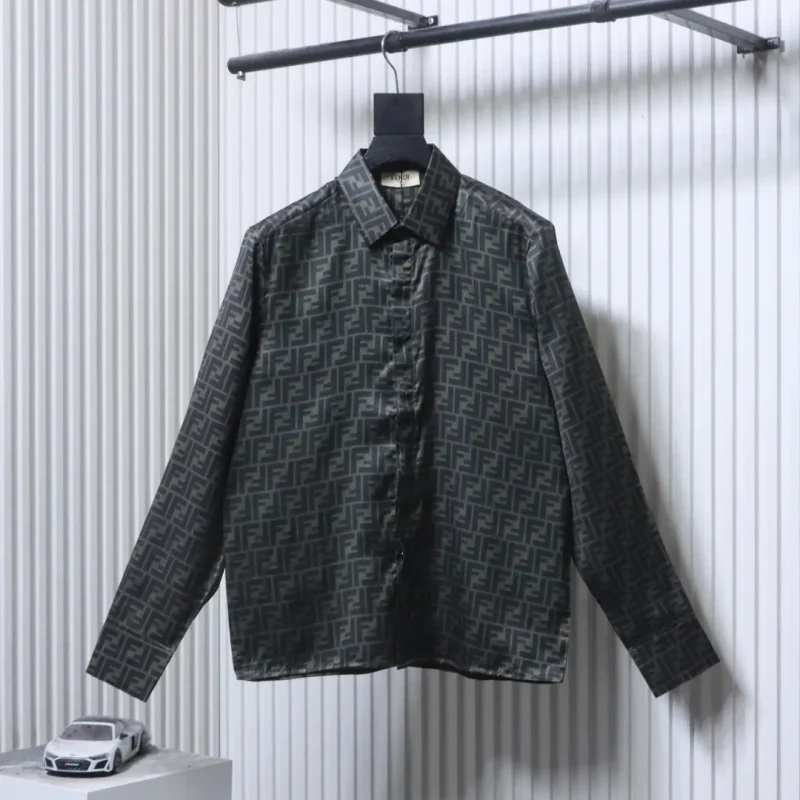 FF Monogram Jacquard Lyocell Shirt
