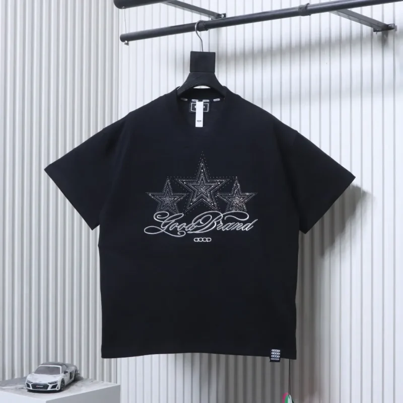 GB Starry Night Silver Slogan T-Shirt