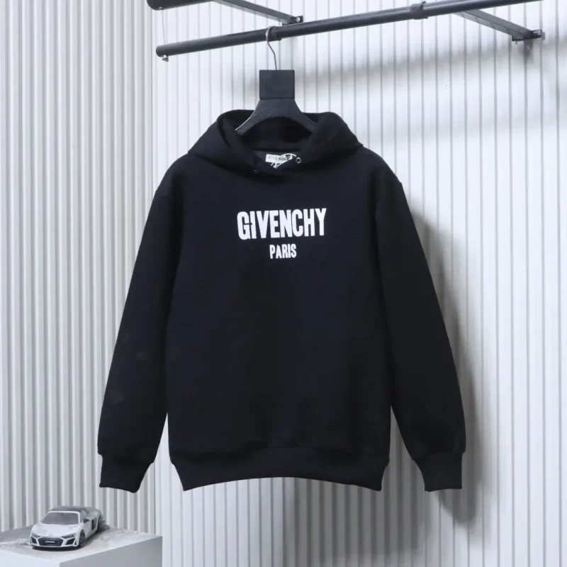 GVC Distressed Ripped Logo Oversized Hoodie