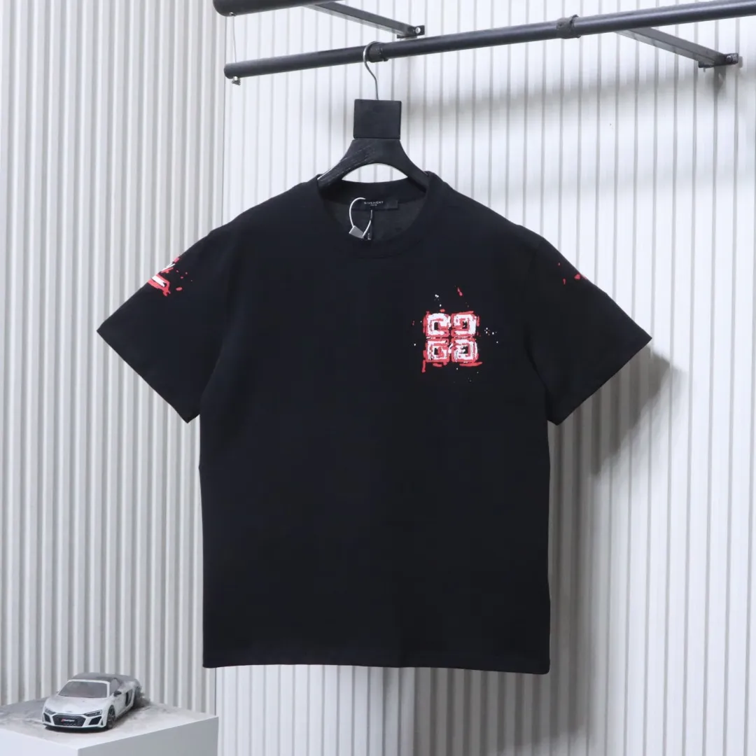 GVC Splatter Distressed Logo T-Shirt