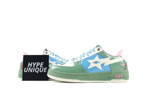 KidSuper x BAPE STA Beige Green Side Profile