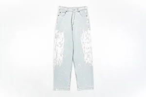 MM Splatter Paint Straight-Leg Jeans