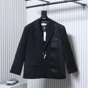 MM6 Satin Panel Tailored Blazer