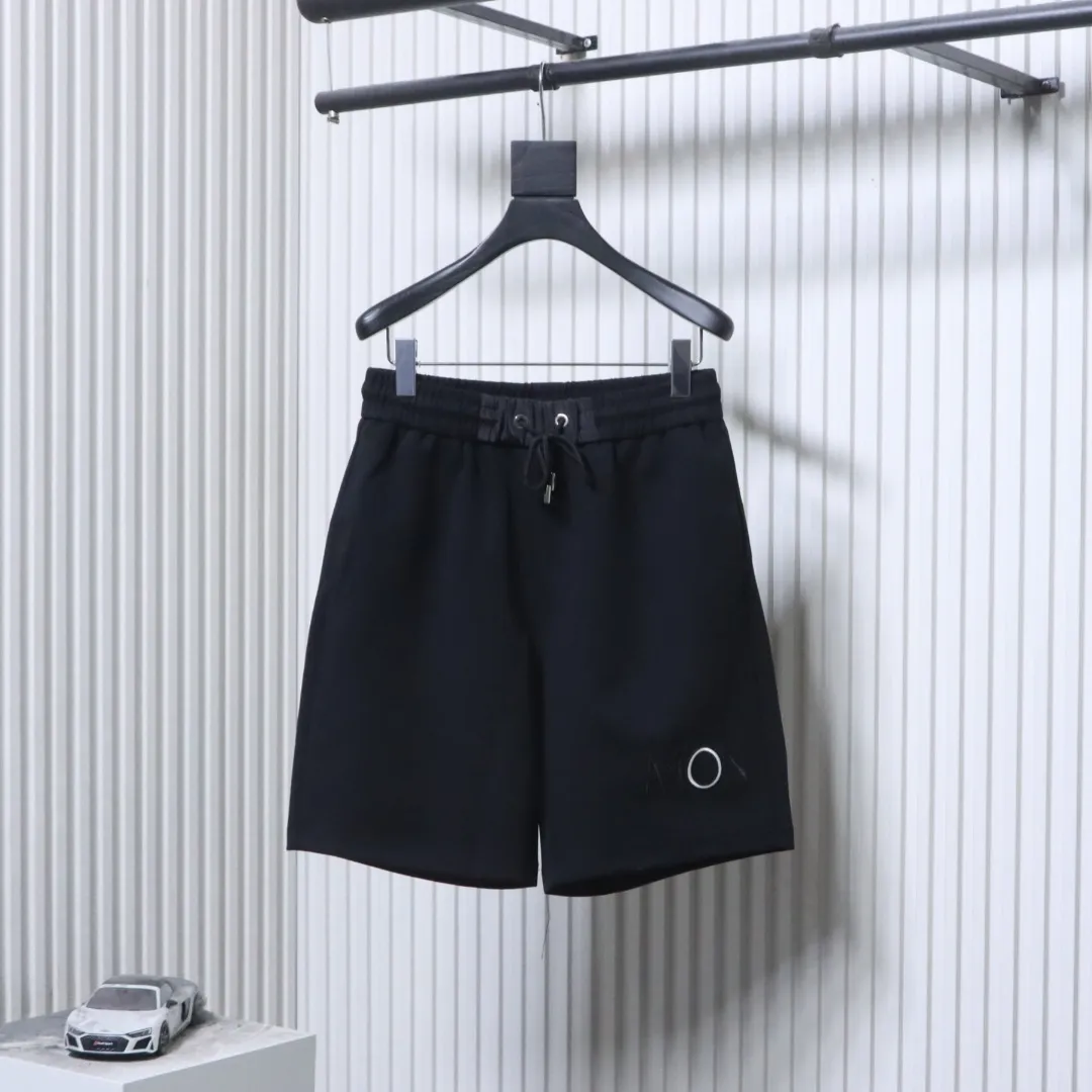 Mcler 2026SS Embroidered Logo Heavyweight Knit Shorts