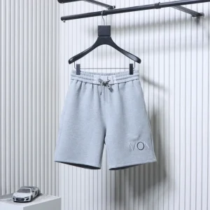 Mcler 2026SS Embroidered Logo Heavyweight Knit Shorts