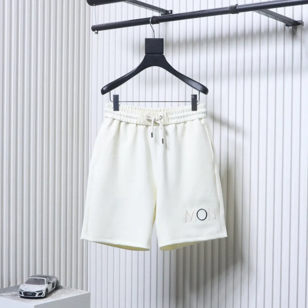 Mcler 2026SS Embroidered Logo Heavyweight Knit Shorts