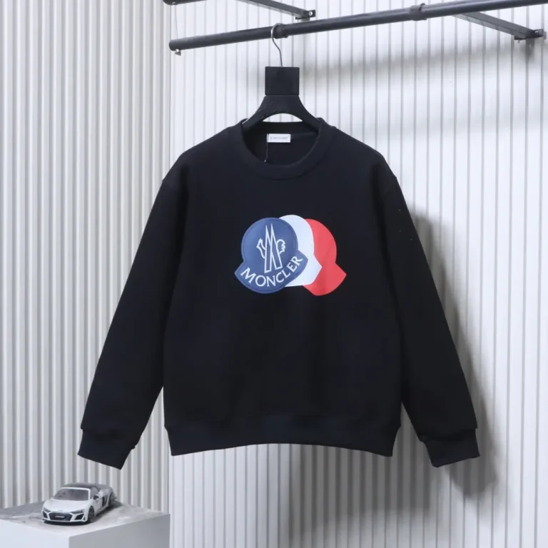Mcler Three Logo 3D Print Crew Neck Sweatshirt