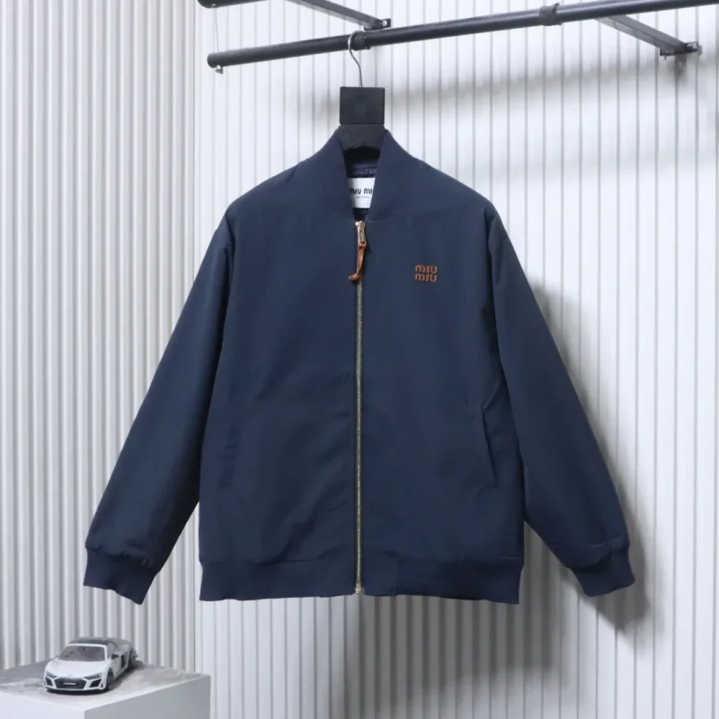 MiuM Panama Cotton Bomber Jacket