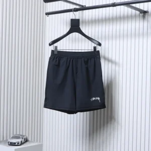 N1ke x Stüssy Logo Print Quick-Dry Woven Shorts