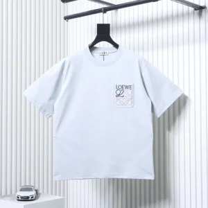 Pocket Logo Color Block Embroidered T-Shirt