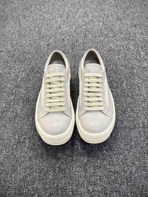 R 0wens DRKSHDW Hollywood DustMilk Vintage Low Sneakers Profile View