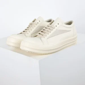 R 0wens Mainline Vintage Low Sneakers Sand Milk Angeled View