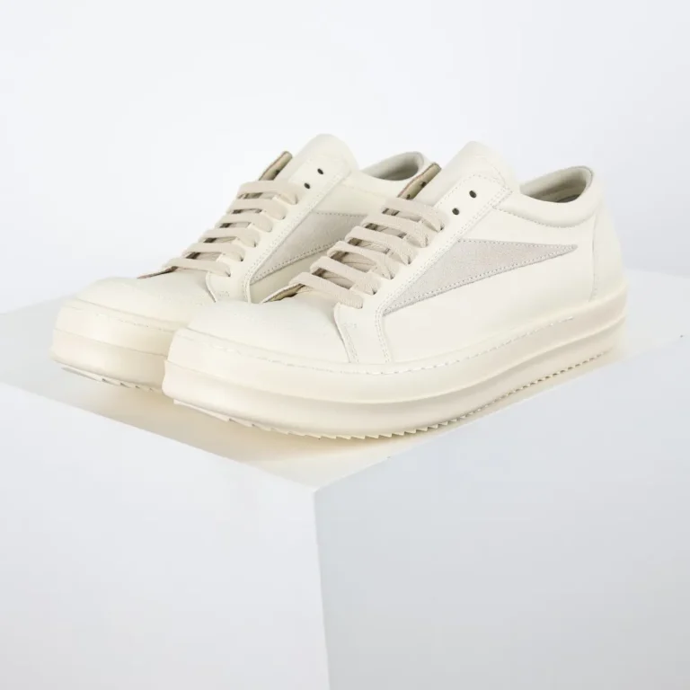 R 0wens Mainline Vintage Low Sneakers Sand Milk Angeled View