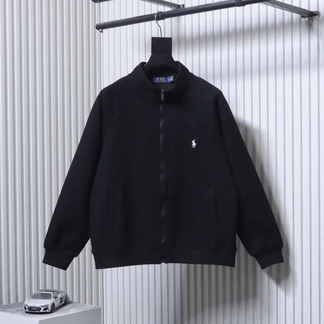RL Pony Embroidered Stand-Collar Jacket