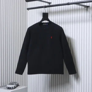 RL Pony Logo Embroidered Long-Sleeve Shirt