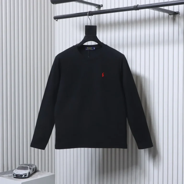RL Pony Logo Embroidered Long-Sleeve Shirt