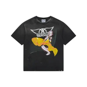 Saint Michael Yellow Marilyn Monroe Vintage Graphic T-Shirt