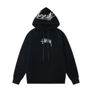 Stussy Double Embroidered Logo Hoodie