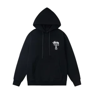 Stussy World Tour Letter Print Hoodie