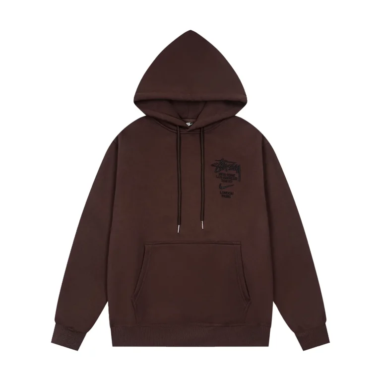 Stussy x N1ke Embroidered Logo Pullover Hoodie