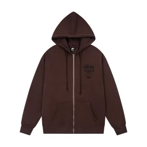 Stussy x N1ke Embroidered Logo Zip-Up
