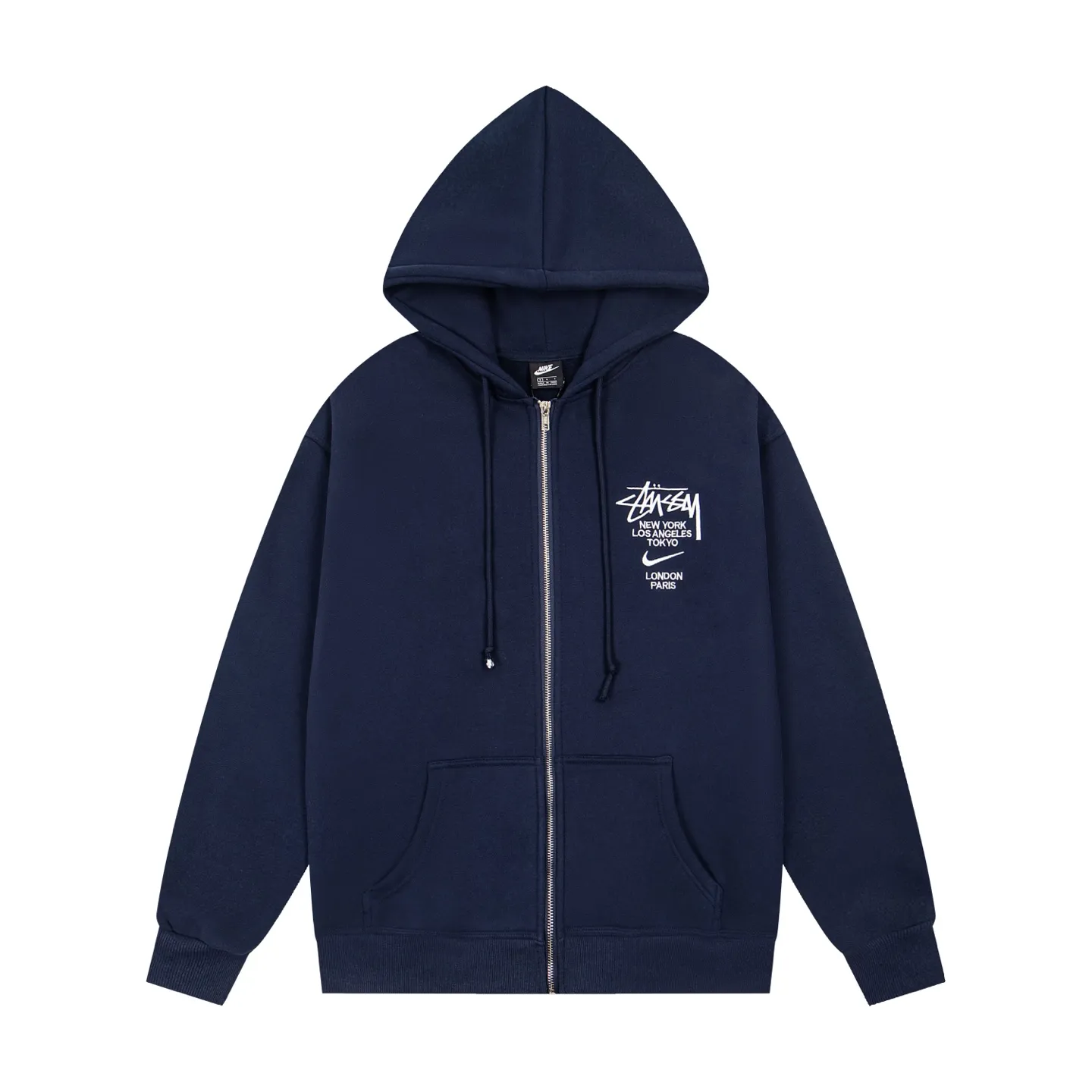 Stussy x N1ke Embroidered Logo Zip-Up
