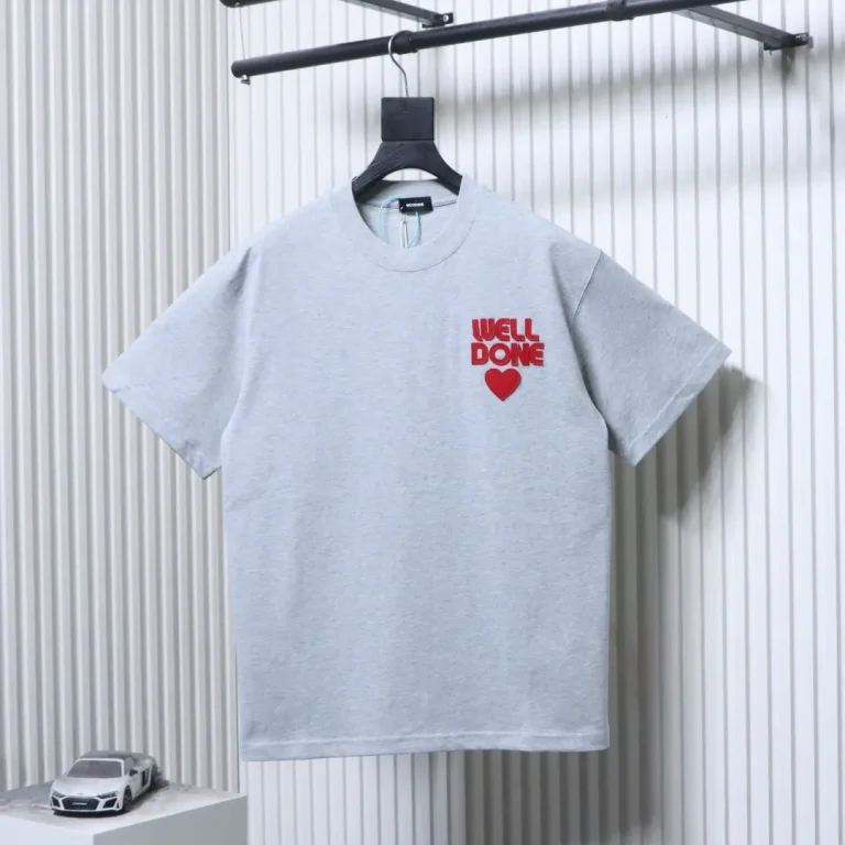 Well Done 3D Letter Heart Logo T-Shirt