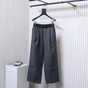 Well Done Badge Logo Wide-Leg Tailored Trousers