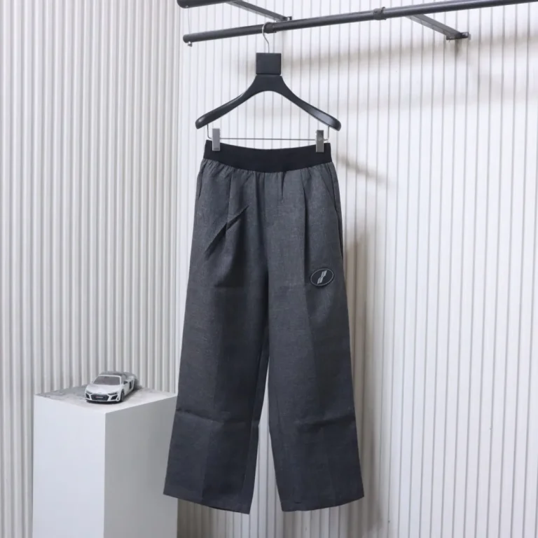 Well Done Badge Logo Wide-Leg Tailored Trousers