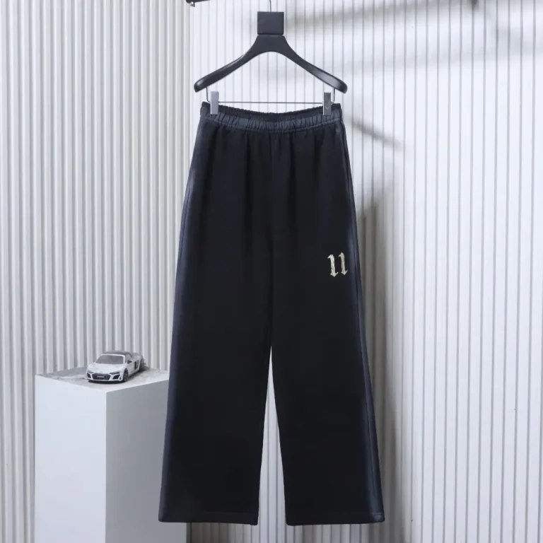 Well Done Colorful Spray-Edge Washed Wide-Leg Pants