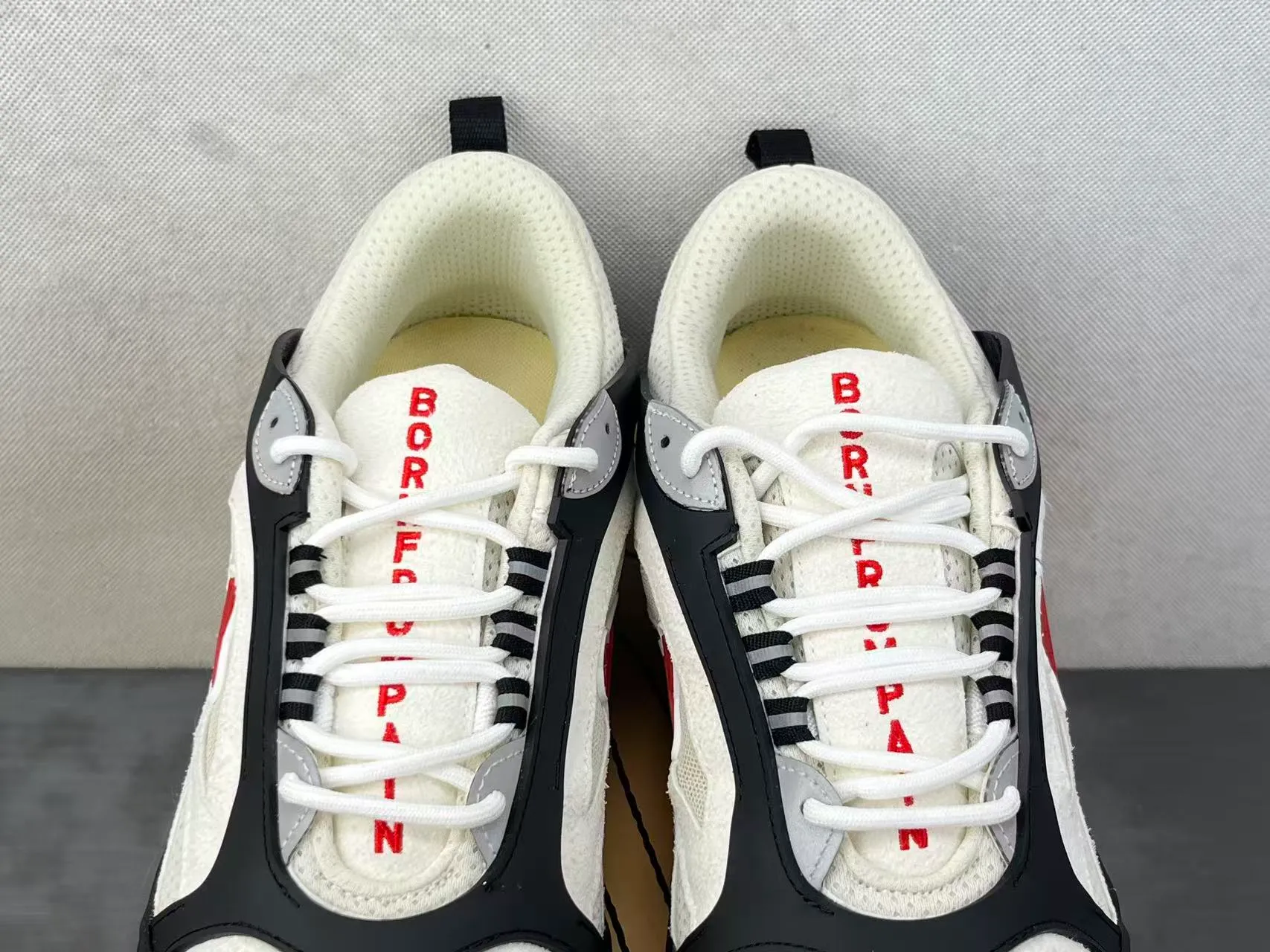 Shoe Lace and Logo Detail