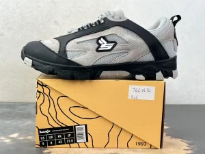 XV x SK Storm Grey Hiking Sneakers Left Side View
