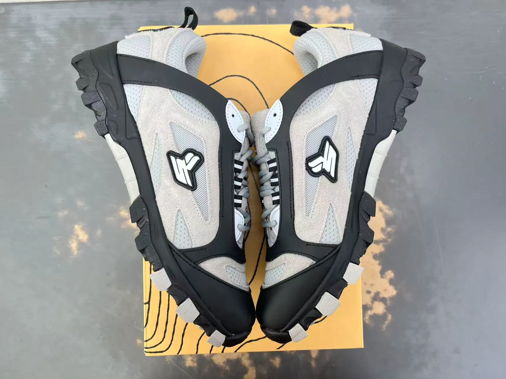 XV x SK Storm Grey Hiking Sneakers Detail