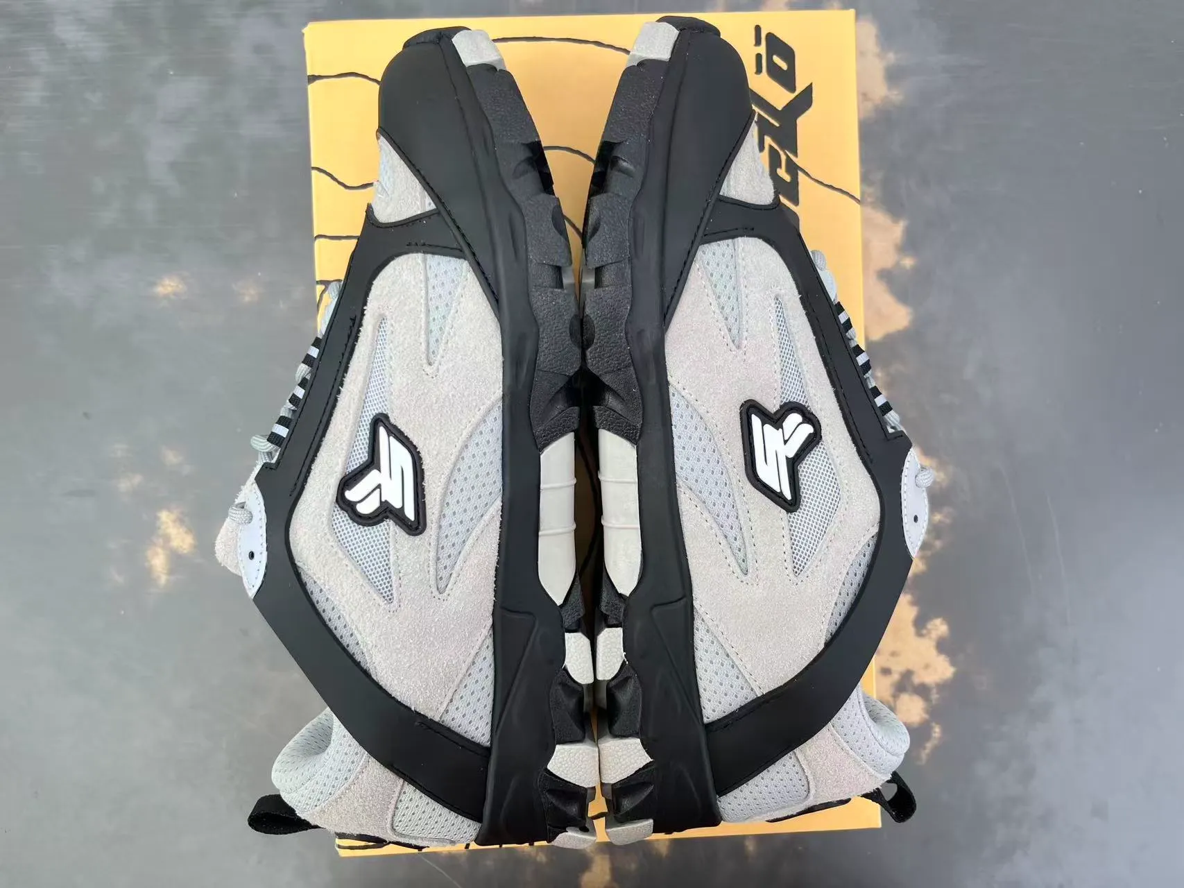 XV x SK Storm Grey Hiking Sneakers Detail